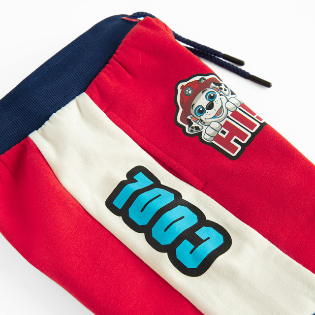 Спортен панталон PAW PATROL, цвят: Червен