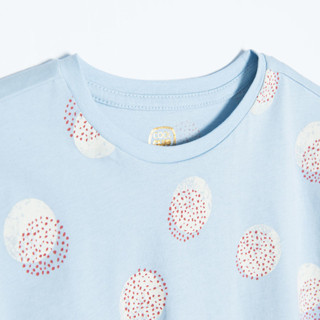 Тениска с къс ръкав, цвят: Син