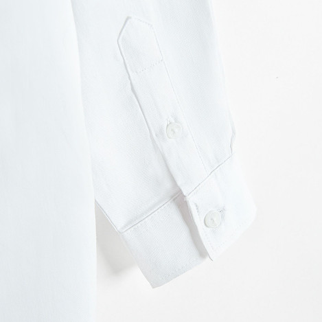 Риза с дълъг ръкав, цвят: Бял
