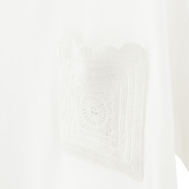 Тениска с къс ръкав, цвят: Бял