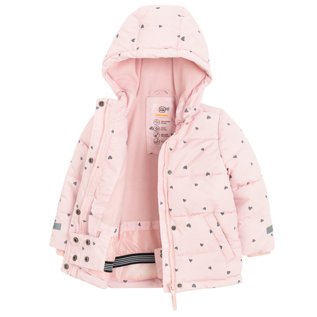 Зимно облекло 2 части, цвят: Пепел от рози