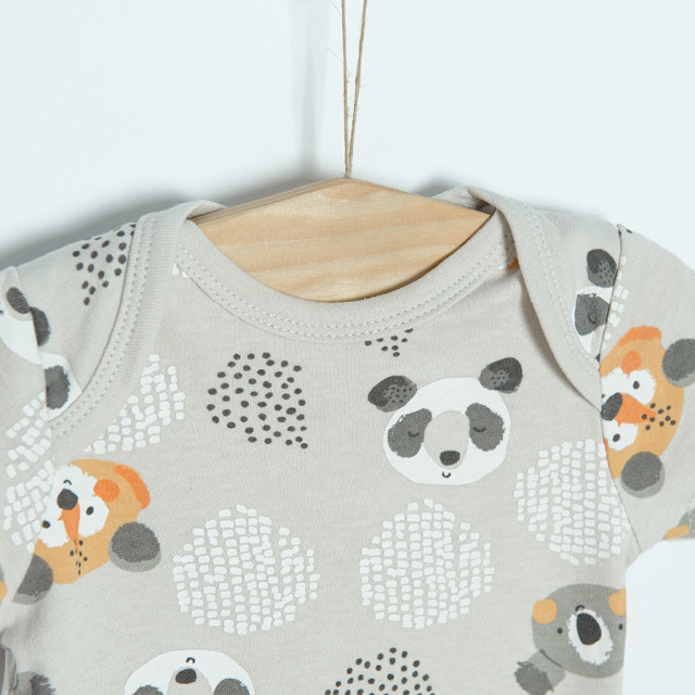 Боди с къс ръкав 5бр., цвят: Микс