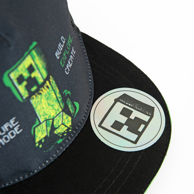 Шапка MINECRAFT, цвят: Зелен