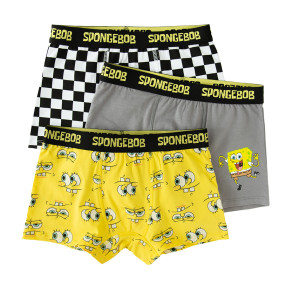 Боксерки 3бр. SPONGEBOB, цвят: Микс