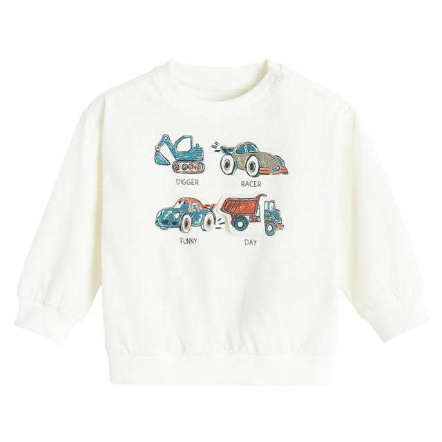 Блуза с дълъг ръкав, цвят: Бял