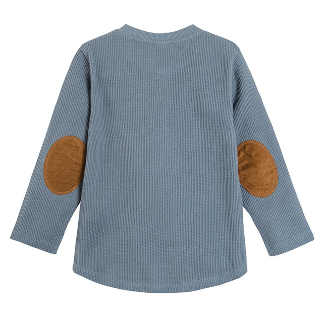 Риза с дълъг ръкав, цвят: Тюркоазен