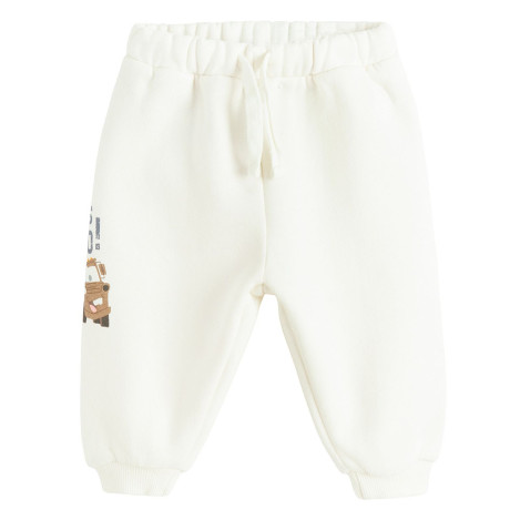Спортен панталон CARS, цвят: Бял
