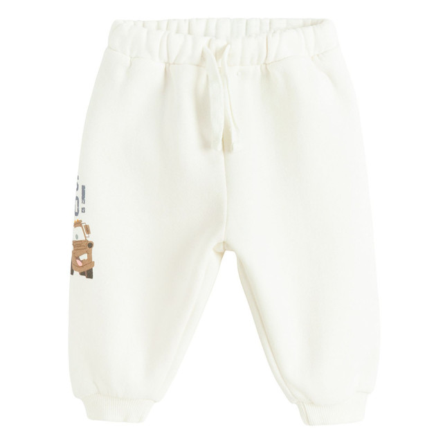 Спортен панталон CARS, цвят: Бял