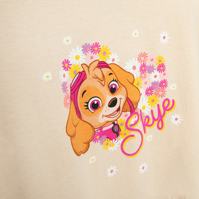 Рокля с дълъг ръкав PAW PATROL, цвят: Бежов