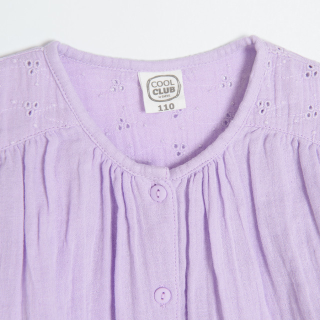 Риза с дълъг ръкав, цвят: Виолетов