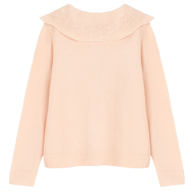 Жилетка, цвят: Светло розов