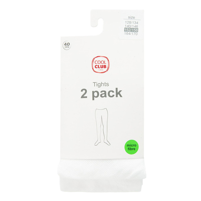 Чорапогащи 2бр., цвят: Бял