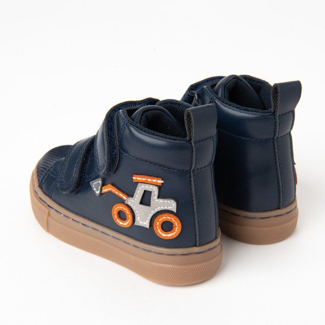 Високи обувки, цвят: Морско син