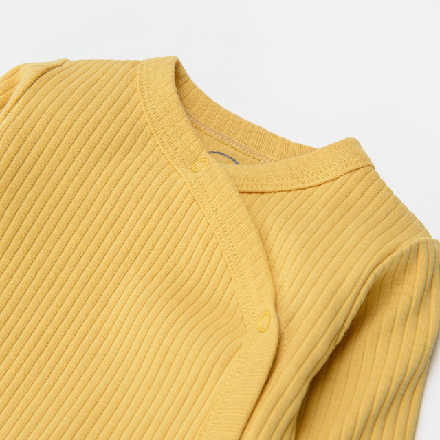 Боди с дълъг ръкав, цвят: Жълт