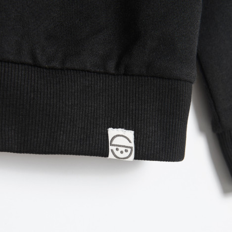 Блуза с дълъг ръкав, цвят: Черен