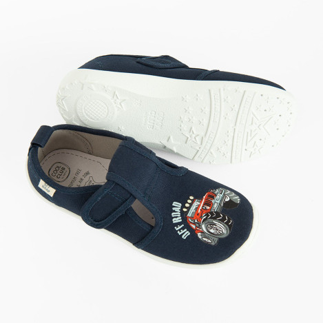 Пантофи, цвят: Морско син