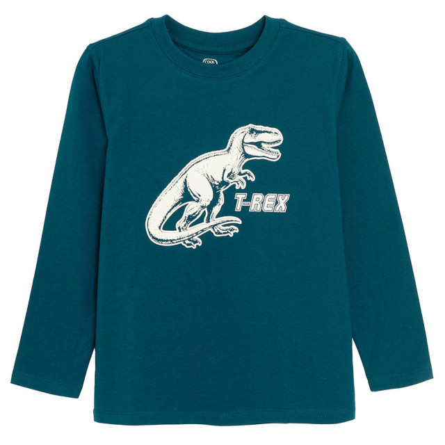 Тениска с дълъг ръкав, цвят: Син