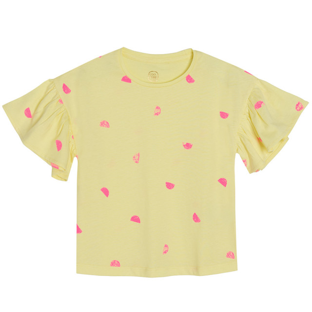 Тениска с къс ръкав, цвят: Жълт