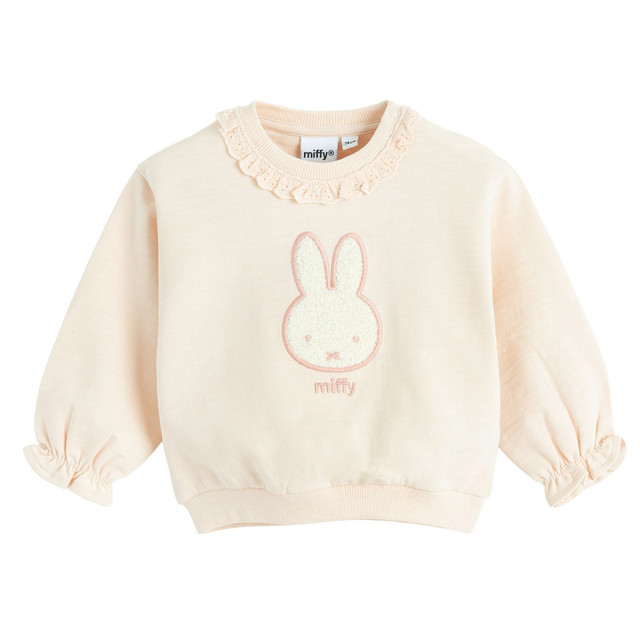 Блуза с дълъг ръкав MIFFY, цвят: Бежов