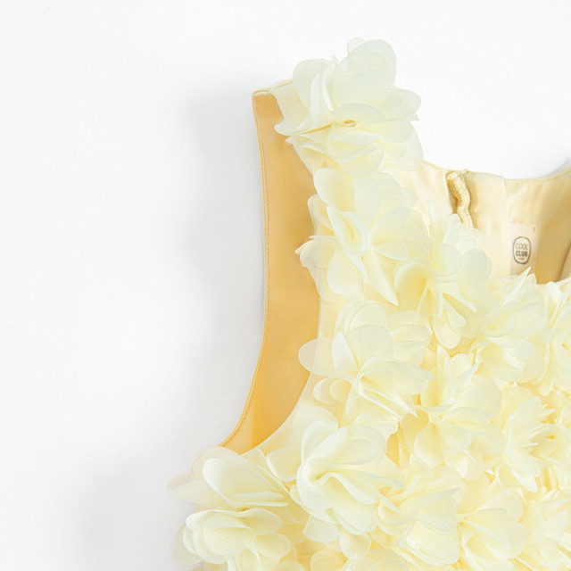 Рокля без ръкав, цвят: Жълт