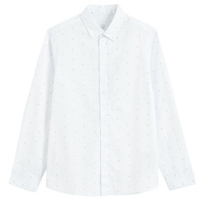 Риза с дълъг ръкав, цвят: Бял