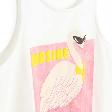 Блуза без ръкави, цвят: Бял