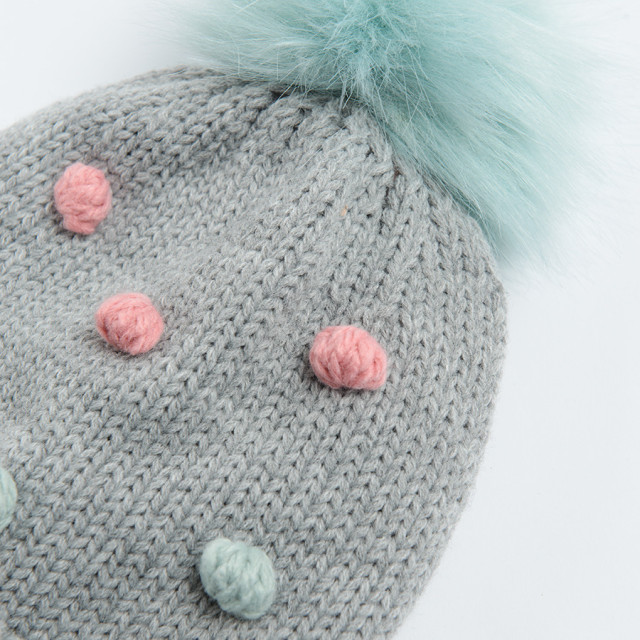 Шапка, цвят: Сив меланж