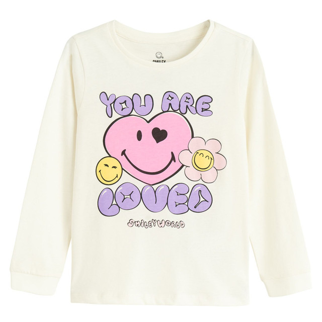 Пижама SMILEY, цвят: Бял