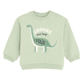 Блуза с дълъг ръкав, цвят: Зелен