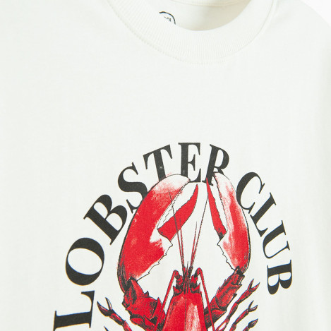 Тениска с къс ръкав, цвят: Бял