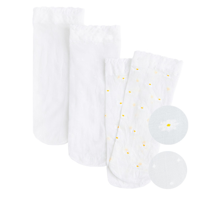 Чорапи 3бр., цвят: Бял