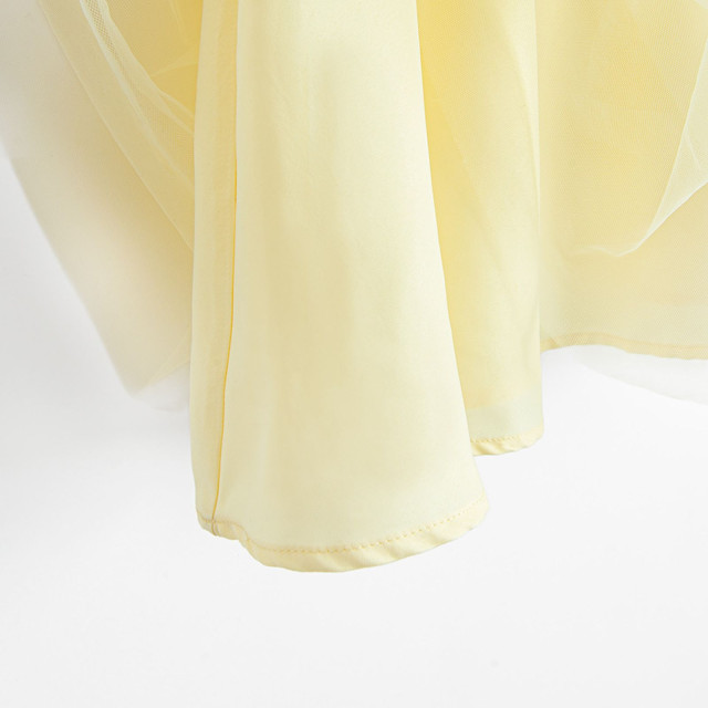 Рокля без ръкав, цвят: Жълт