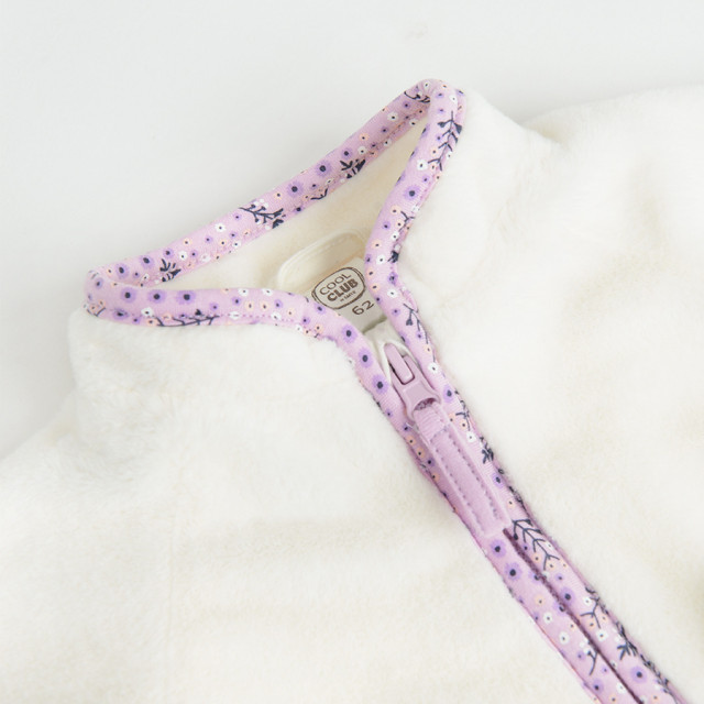 Блуза с дълъг ръкав, цвят: Кремав