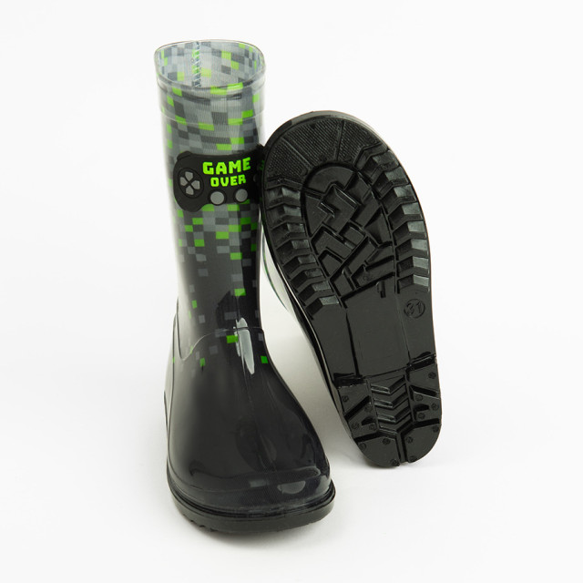 Гумени ботуши, цвят: Черен