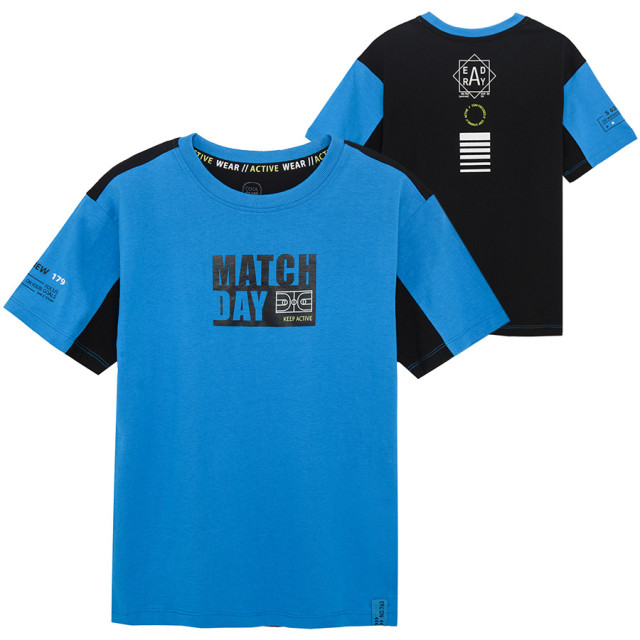 Тениска с къс ръкав, цвят: Син