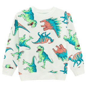 Блуза с дълъг ръкав, цвят: Мръсно бял