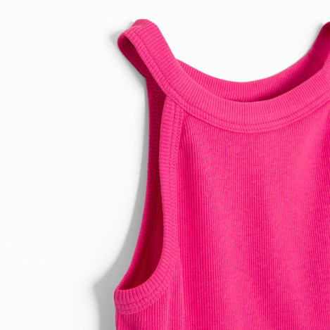 Тениска без ръкав, цвят: Розов