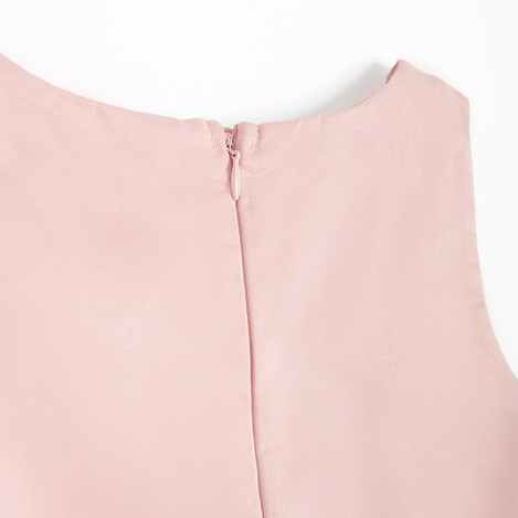 Рокля без ръкав, цвят: Розов