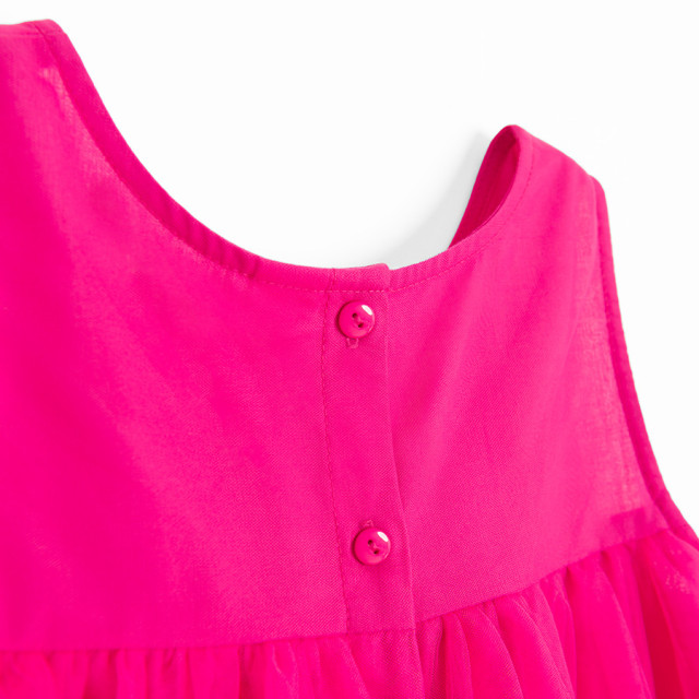 Рокля без ръкав, цвят: Розов