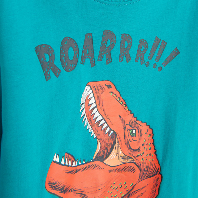 Блуза с дълъг ръкав, цвят: Тюркоазен