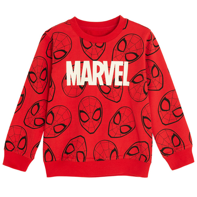 Блуза с дълъг ръкав SPIDER-MAN, цвят: Червен