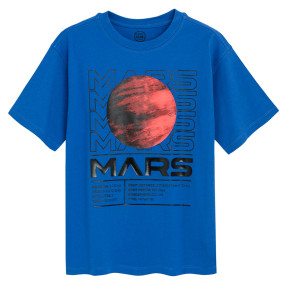 Тениска с къс ръкав, цвят: Син