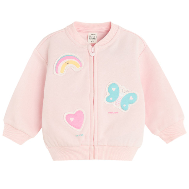 Яке, цвят: Светло розов