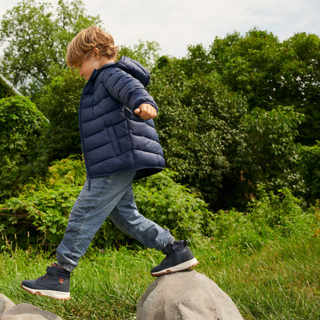 Високи обувки, цвят: Морско син