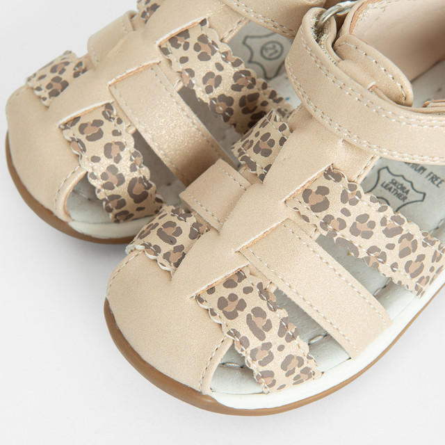 Сандали, цвят: Кремав