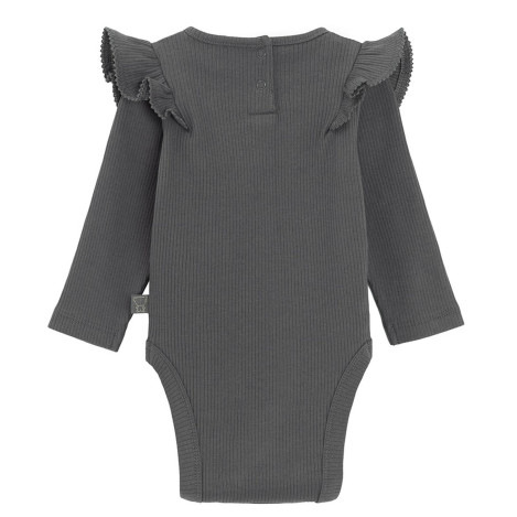 Боди с дълъг ръкав, цвят: Сив