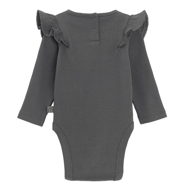 Боди с дълъг ръкав, цвят: Сив