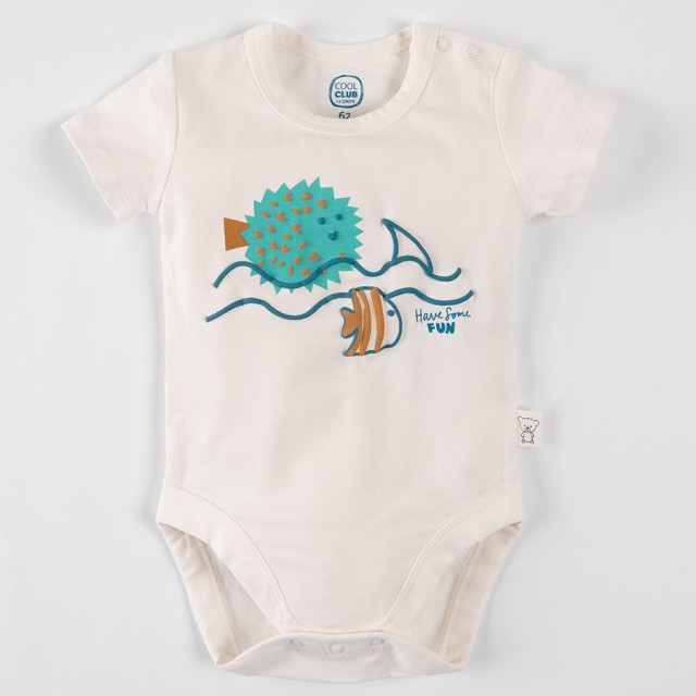 Боди с къс ръкав 2бр., цвят: Микс