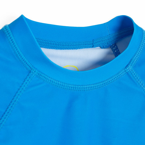 Плувна тениска дълъг ръкав, цвят: Син