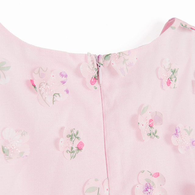 Рокля без ръкав, цвят: Розов